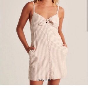 Abercrombie pin stripe mini dress